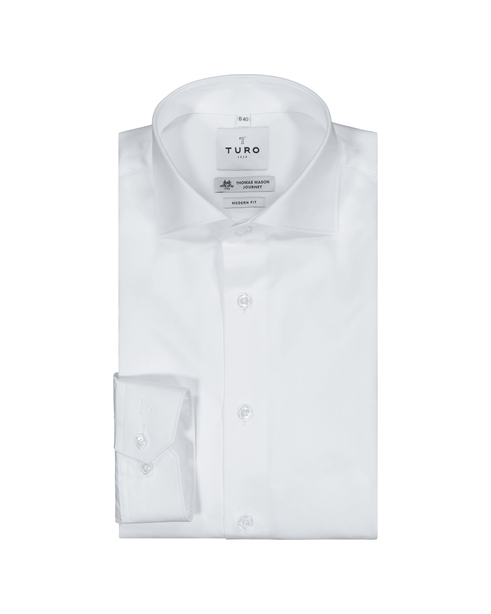 Turo - Slim fit shirt in Thomas Mason journey