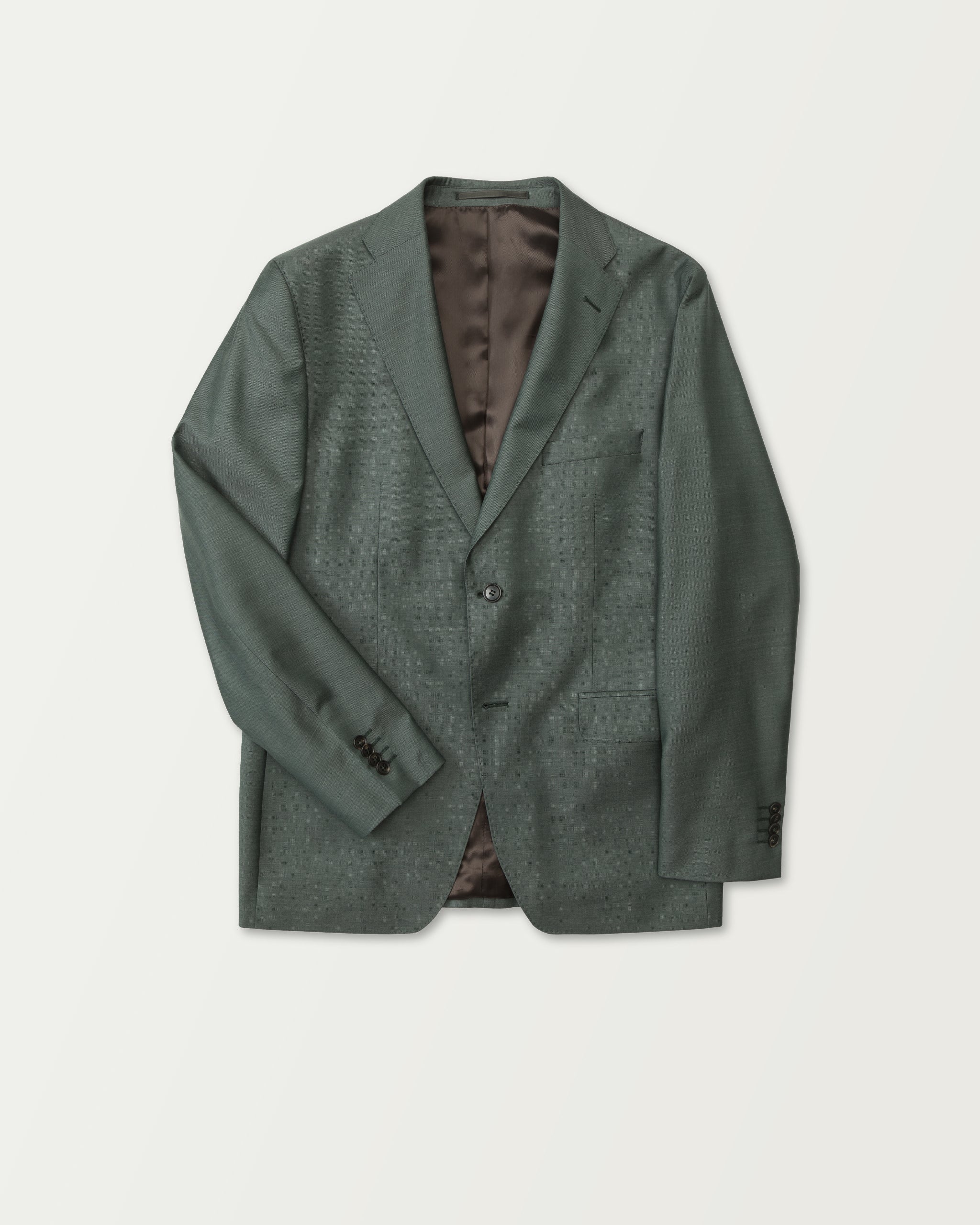 Turo - Green Premium Wool Suit in Modern Fit Jacket