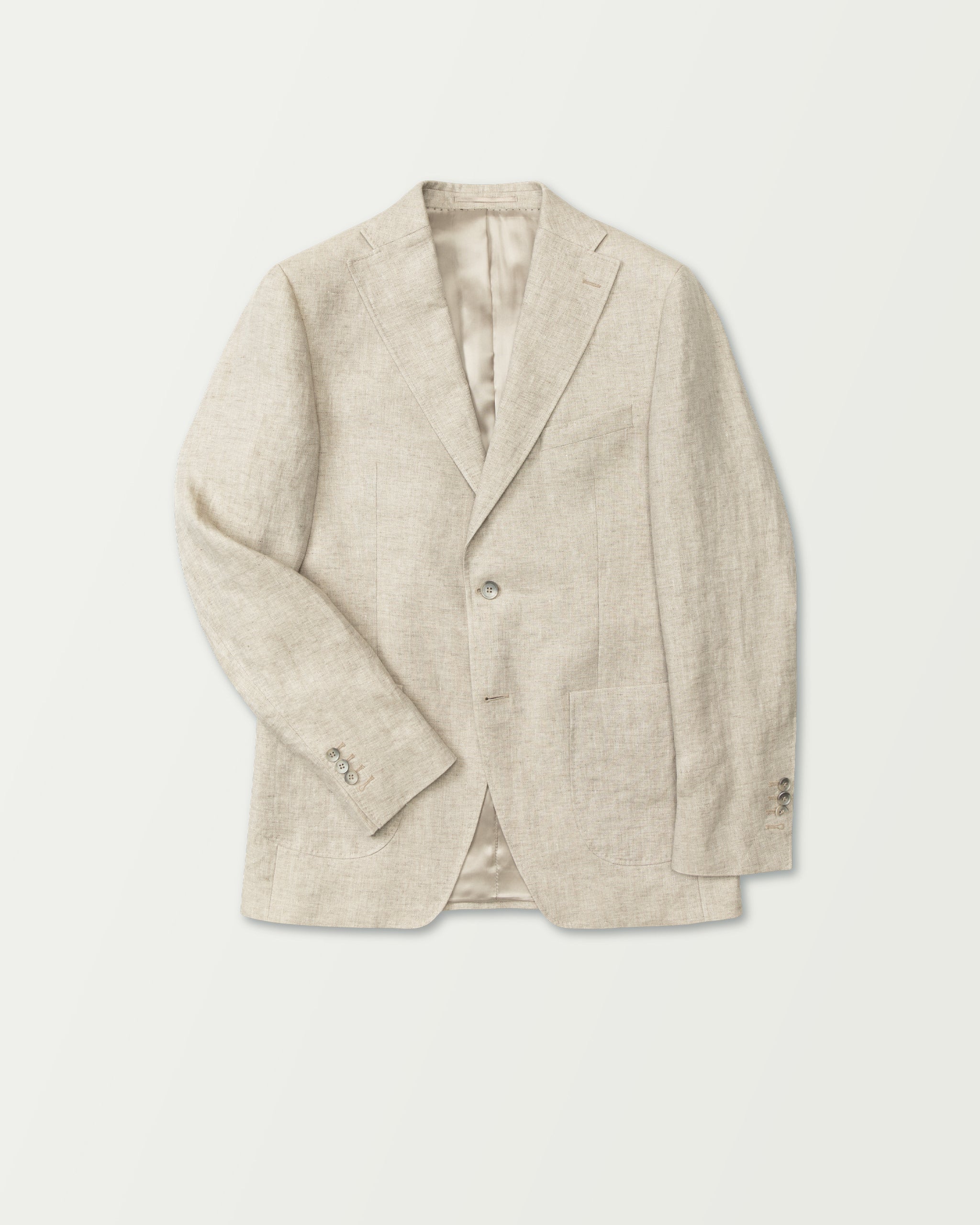 Turo - Modern Linen Suit in Light Beige Jacket