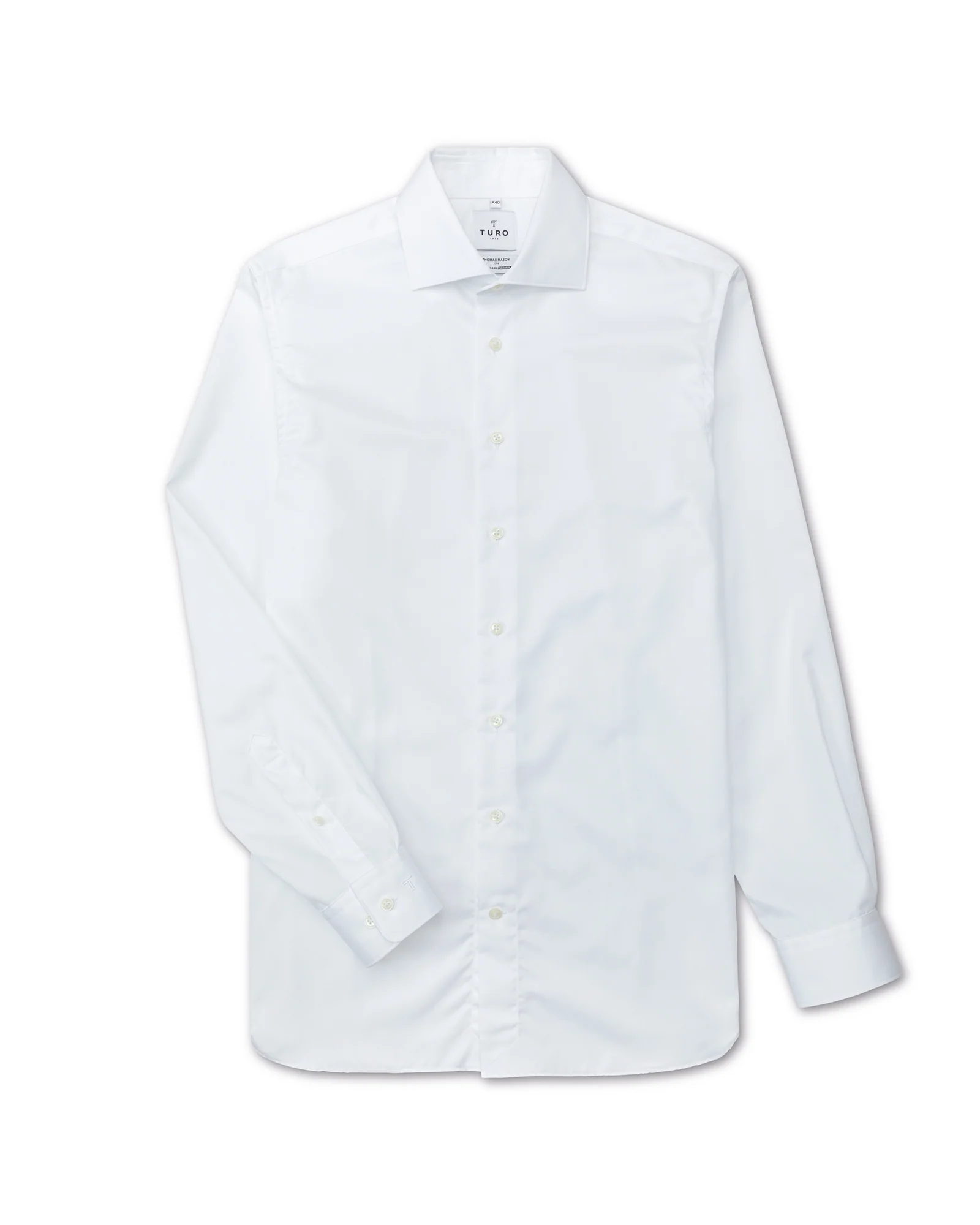 Turo - Slim fit shirt in Thomas Mason Journey