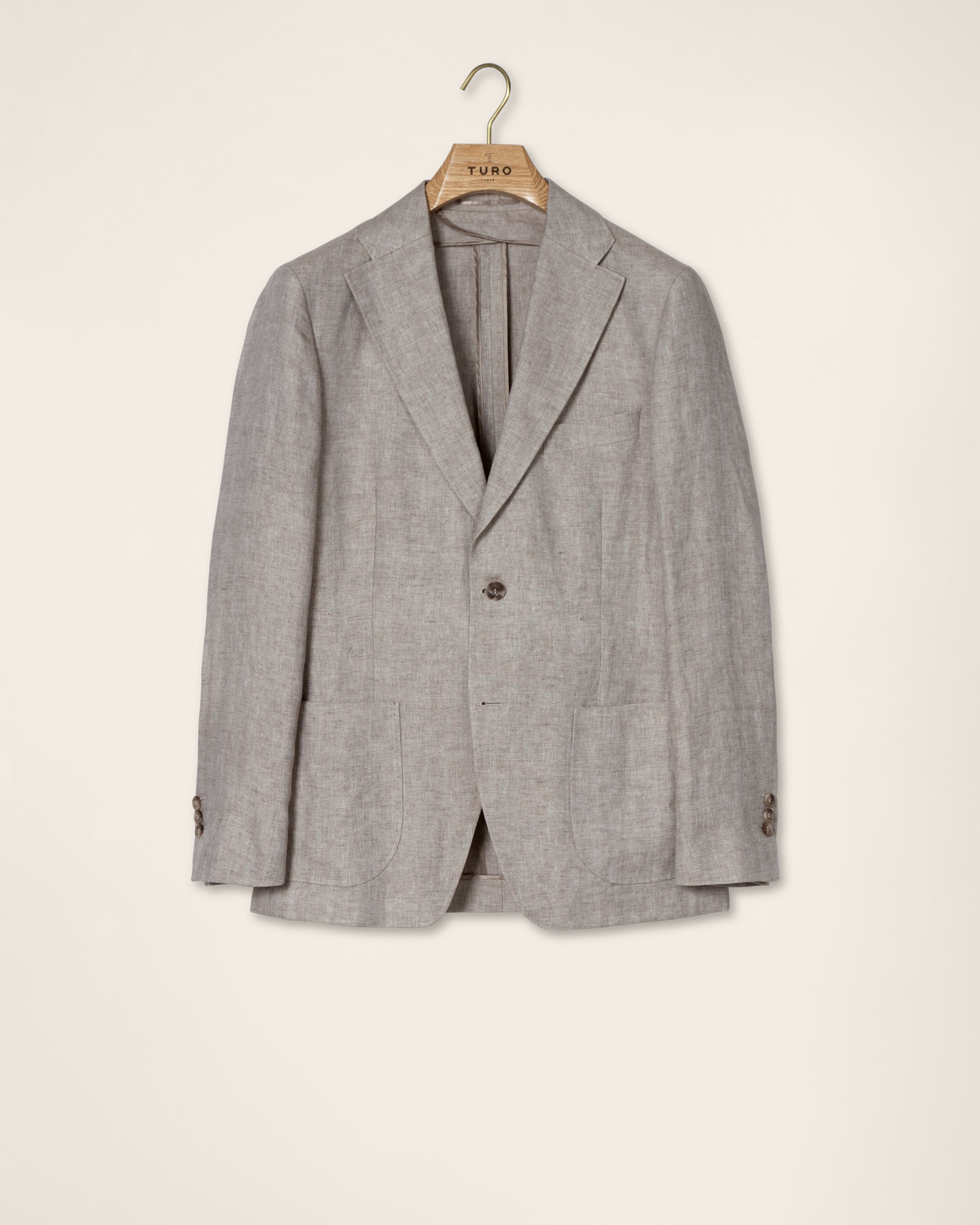 Turo - Linen Suit in Beige Jacket