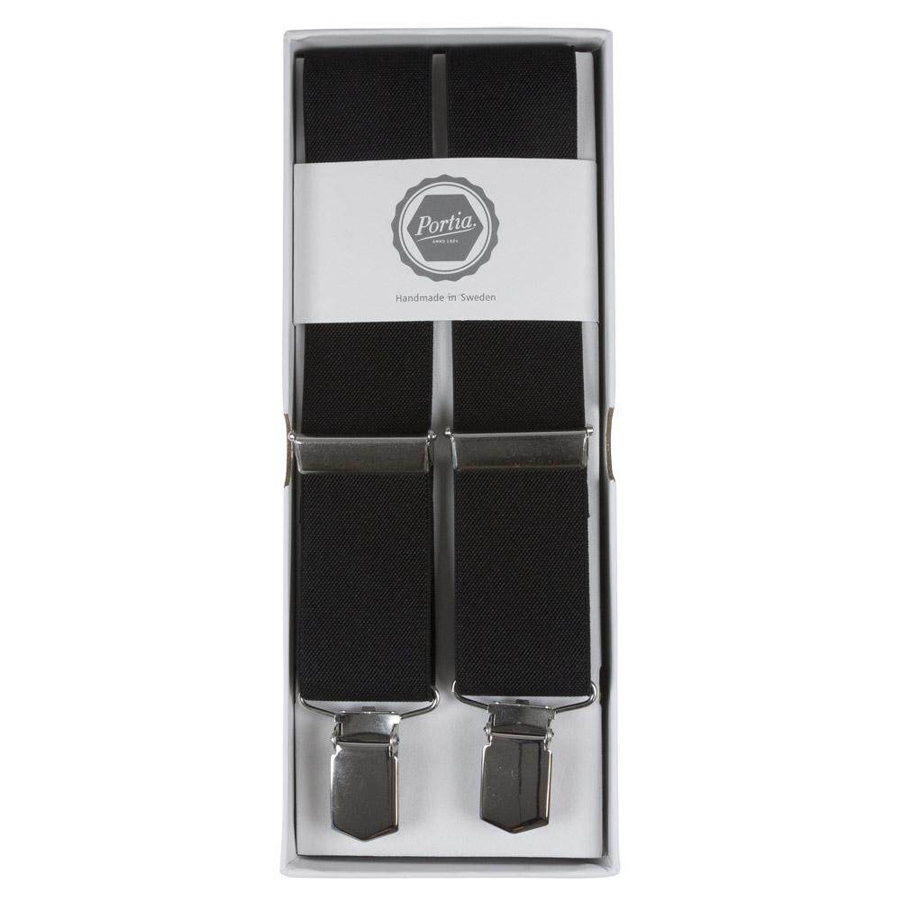 PORTIA 1924 SUSPENDERS I SOLID I BLACK