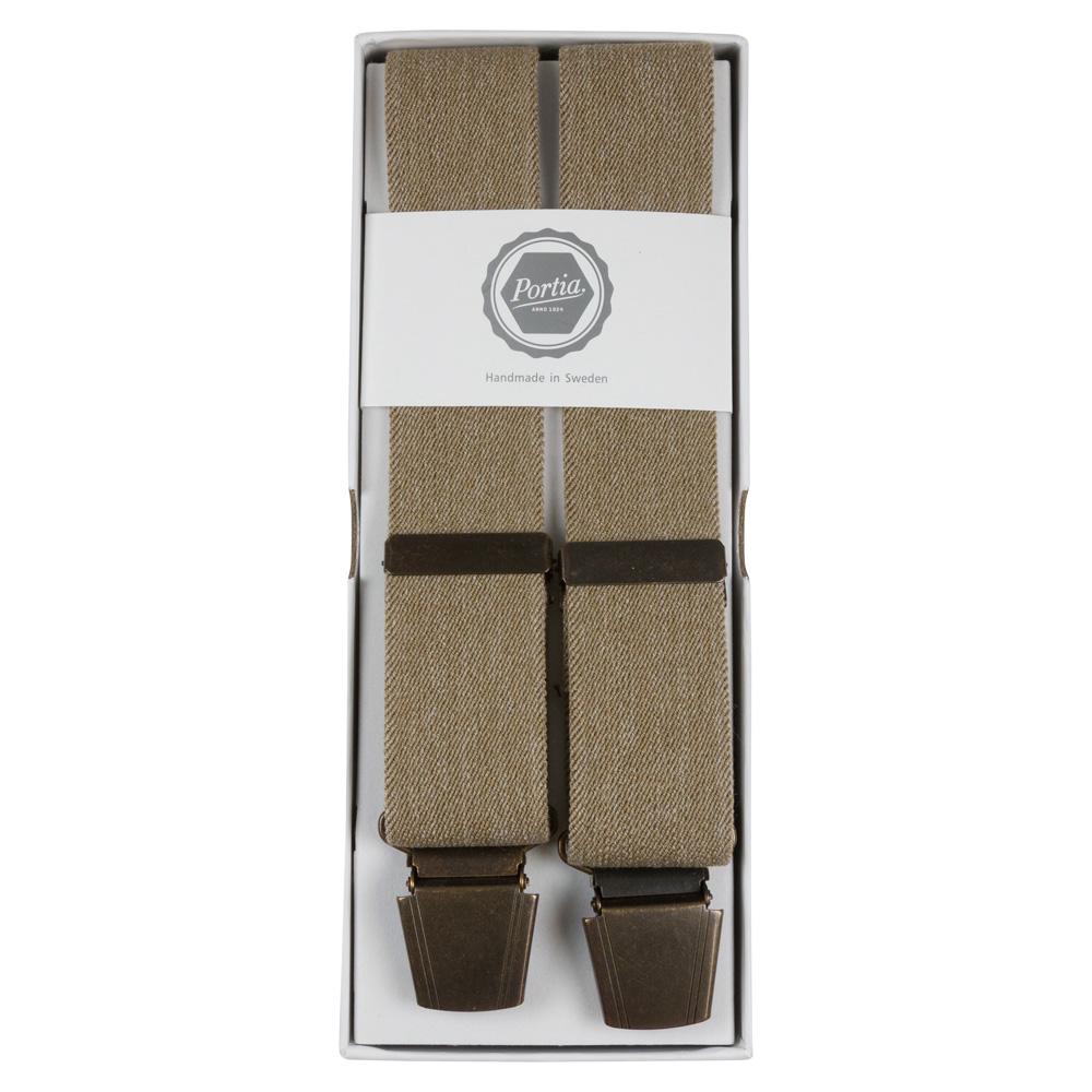 PORTIA 1924 SUSPENDERS I MELANGE I BEIGE