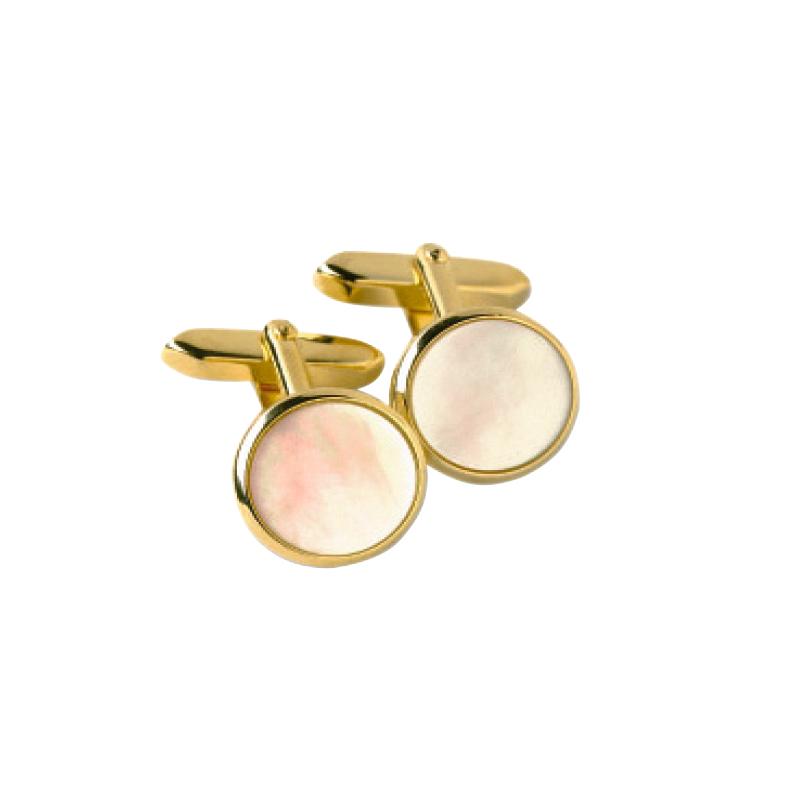 PORTIA 1924 CUFFLINKS I PEARL GOLD