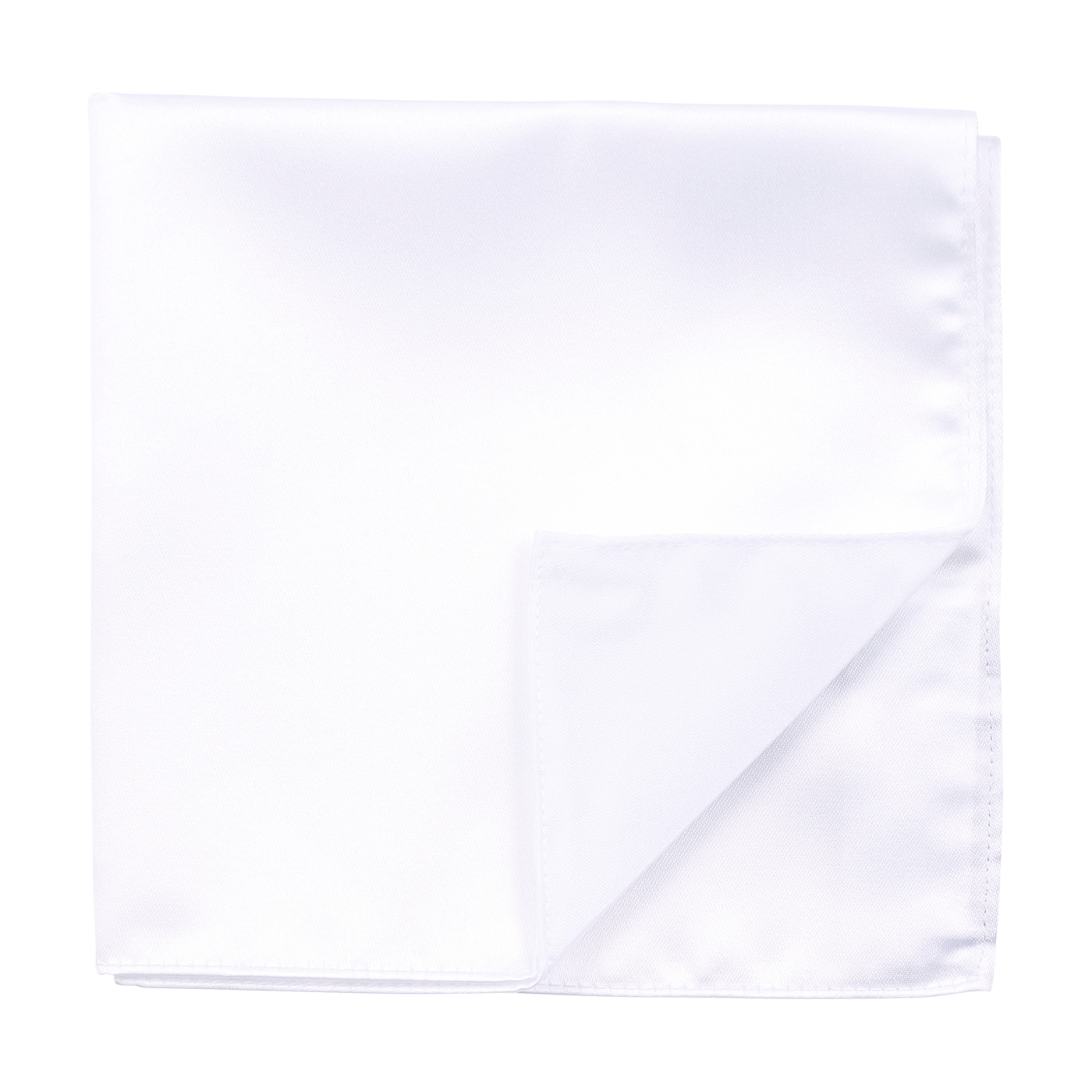 Amanda Christensen - Ceremony Pocket Square White